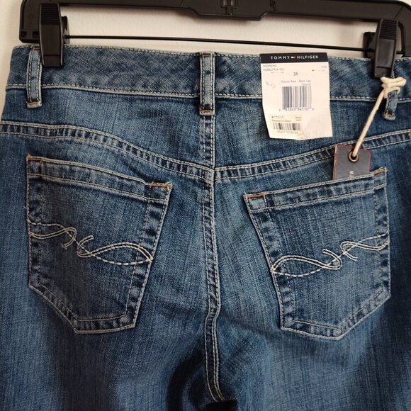 Ladies SZ 2R Tommy Hilfiger Hope Bootcut Jeans - Picture 3 of 5